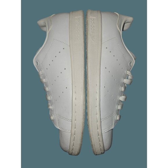 Adidas Stan Smith Triple White Sneakers Men Size 6.5 Women 7.5 - Picture 4 of 13